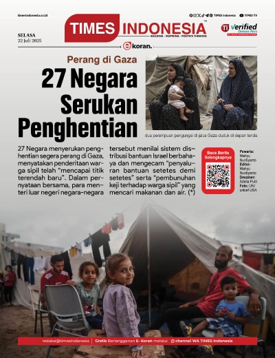 Edisi Selasa, 22 Juli 2025: E-Koran, Bacaan Positif Masyarakat 5.0