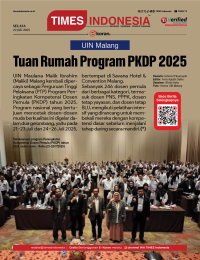 Edisi Selasa, 22 Juli 2025: E-Koran, Bacaan Positif Masyarakat 5.0