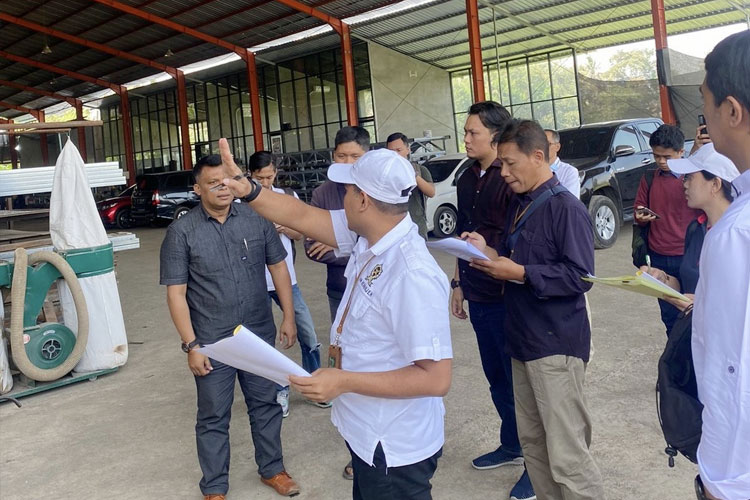 Penyelidikan polisi terkait Pemalsuan Merek Pioneer CNC. (FOTO: Dok. Pribadi)