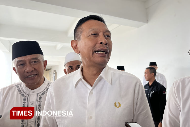 Wali Kota Malang, Wahyu Hidayat saat ditemui awak media. (Foto: Rizky Kurniawan Pratama/TIMES Indonesia)