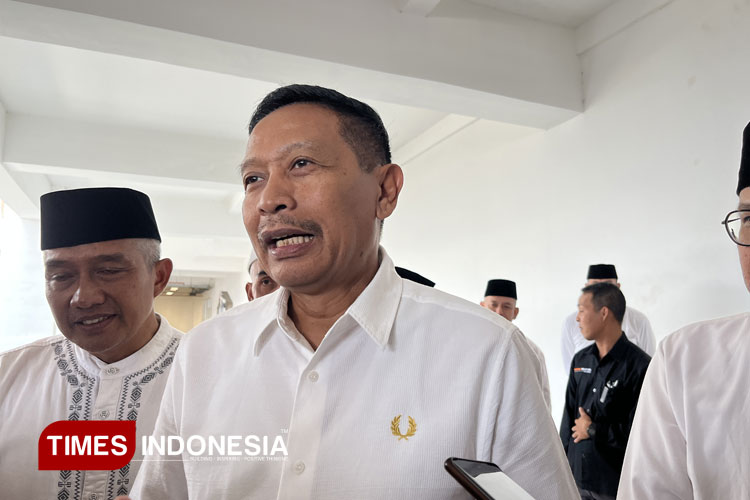Wali Kota Malang, Wahyu Hidayat saat ditemui awak media. (Foto: Rizky Kurniawan Pratama/TIMES Indonesia)