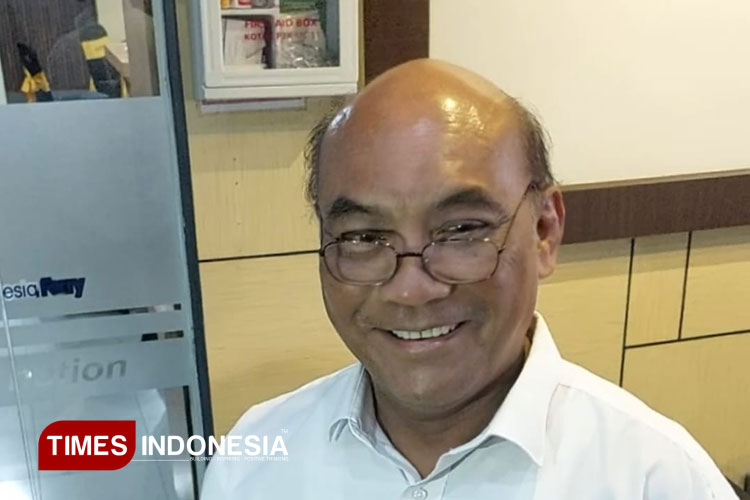Ketua KNKT Soerjanto Tjahjono. (Foto : Anggara Cahya/TIMES Indonesia)