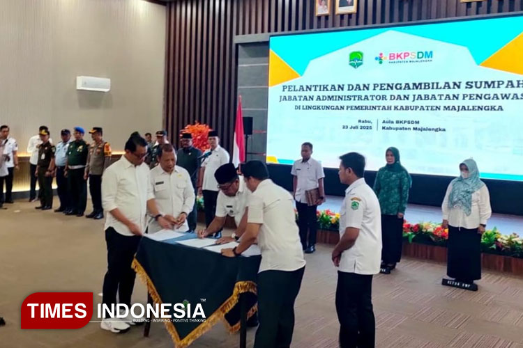 Mutasi 189 ASN di Majalengka, Bupati Dorong Reformasi Pelayanan Publik