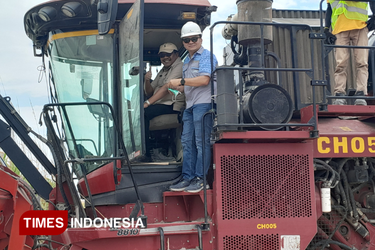 Bupati Sumba Timur Panen Giling Tebu dengan PT MSM, Begini Harapannya