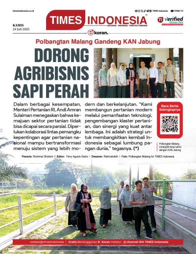 Edisi Kamis, 24 Juli 2025: E-Koran, Bacaan Positif Masyarakat 5.0