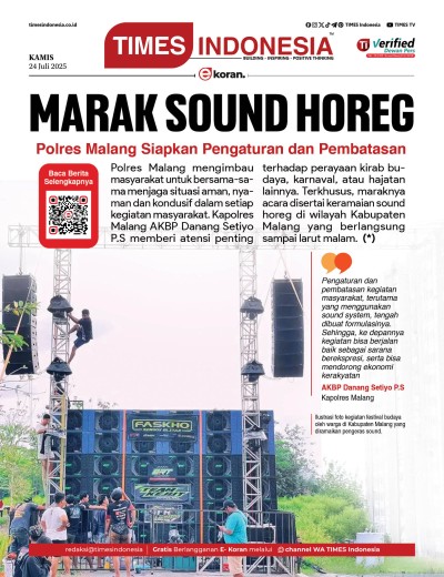 Edisi Kamis, 24 Juli 2025: E-Koran, Bacaan Positif Masyarakat 5.0