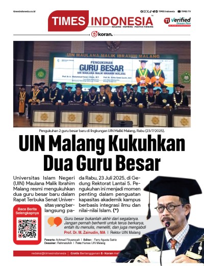Edisi Kamis, 24 Juli 2025: E-Koran, Bacaan Positif Masyarakat 5.0
