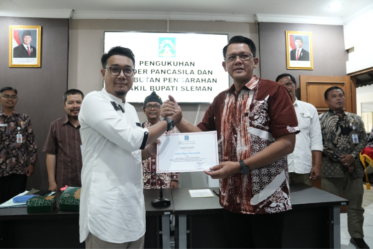 Wabup Sleman Danang Maharsa Kukuhkan Kader Ideologis di Ambarketawang