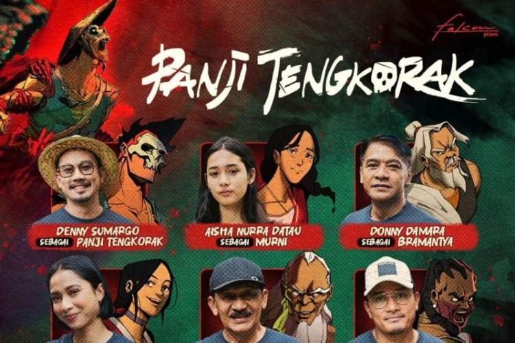 Poster sejumlah pengisi suara dalam film animasi 