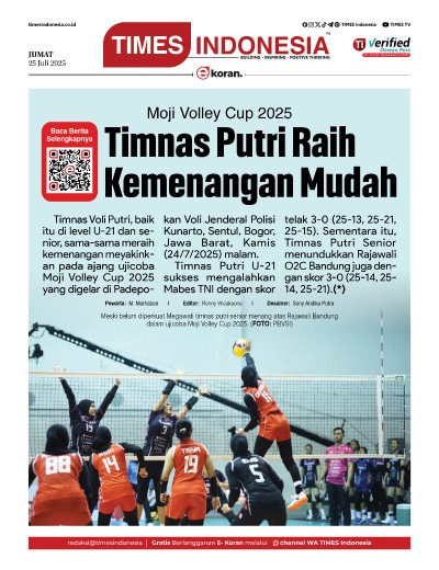 Edisi Jumat, 25 Juli 2025: E-Koran, Bacaan Positif Masyarakat 5.0