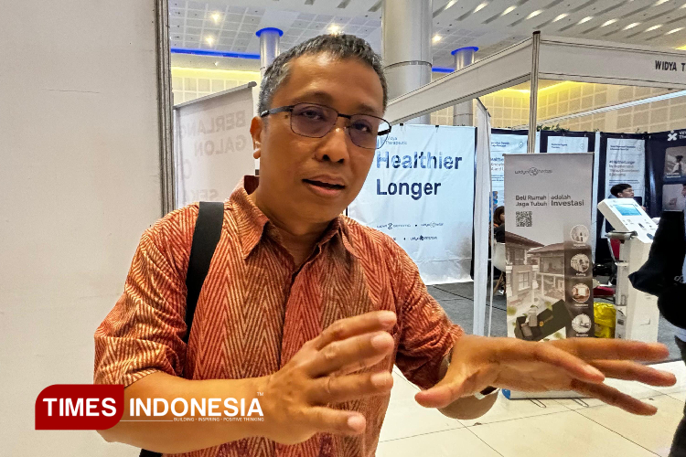 Iwan Benny Purwowidodo, Founder Konsep Karnus menyampaikan isu kesehatan terkait diabetes dan lambung di era modern. (Foto: Zisti Shinta/TIMES Indonesia)