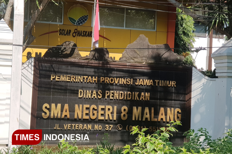 SMA 8 Malang. (Foto: Achmad Fikyansyah/TIMES Indonesia)