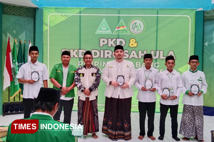 Suasana saat launching buku di Pembukaan PKD dan Dirosah Ula (Foto: Rojihan/TIMES Indonesia).