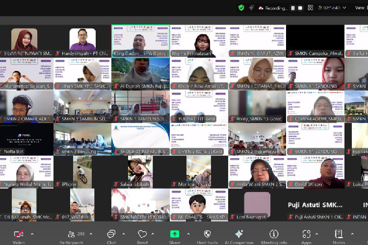 MGMP PKK Jabar dan Chlorine Digital Media Dorong Kewirausahaan Digital SMK Lewat Konten Kreator