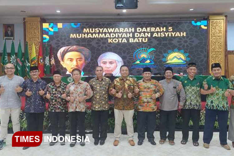 Pimpinan Daerah Muhammadiyah (PDM) Kota Batu memberikan dukungan moral agar Pemkot Batu segera merespon Fatwa MUI Jatim yang mengharamkan Sound Horeg. (FOTO: Muhammad Dhani Rahman/TIMES Indonesia)