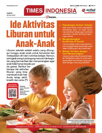 Edisi Sabtu, 26 Juli 2025: E-Koran, Bacaan Positif Masyarakat 5.0