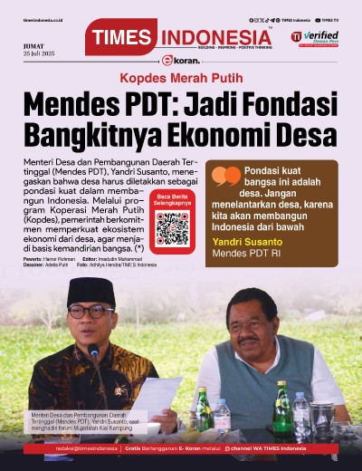 Edisi Jumat, 25 Juli 2025: E-Koran, Bacaan Positif Masyarakat 5.0