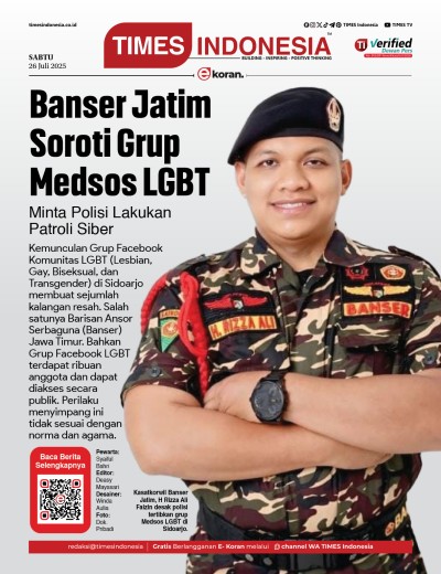 Edisi Sabtu, 26 Juli 2025: E-Koran, Bacaan Positif Masyarakat 5.0