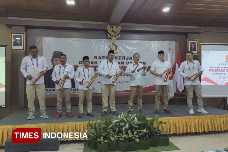 Kader Gerindra Kabupaten Mojokerto Kompak Kawal Program Prabowo di Bumi Majapahit