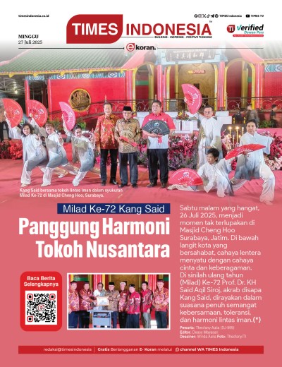 Edisi Minggu, 27 Juli 2025: E-Koran, Bacaan Positif Masyarakat 5.0