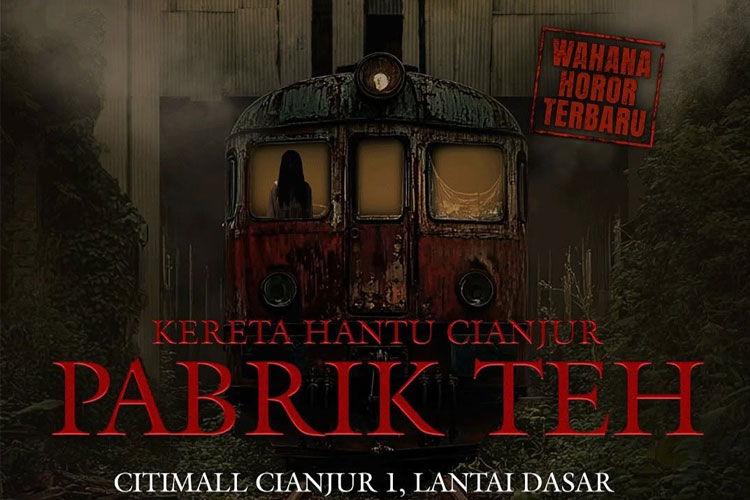 Kereta hantu pabrik teh di Cianjur. (FOTO: Instagram @keretahantucianjur)