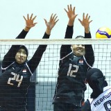 Timnas Voli Putri U-21 Tumbangkan Seniornya