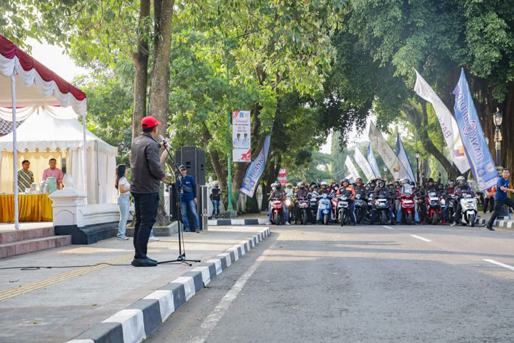 Wabup Sleman Resmi Lepas Rombongan Tour de Merapi 2025