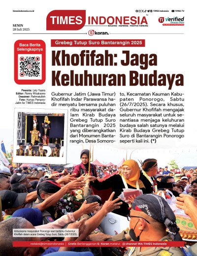 Edisi Senin, 28 Juli 2025: E-Koran, Bacaan Positif Masyarakat 5.0