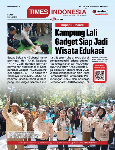 Edisi Senin, 28 Juli 2025: E-Koran, Bacaan Positif Masyarakat 5.0