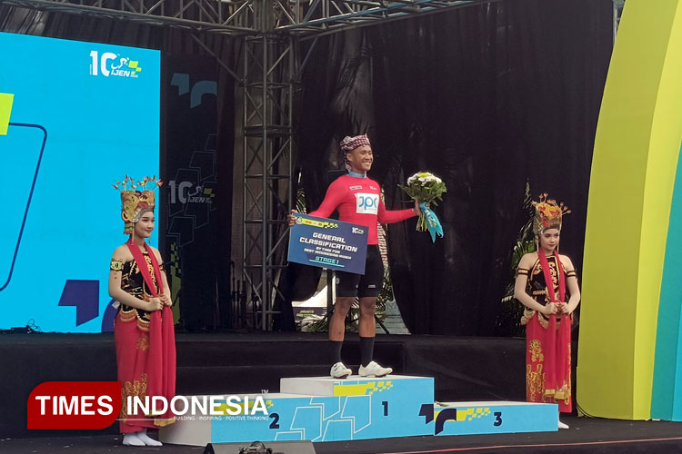 Pembalap Asal Boyolali Sabet Best Indonesian Rider Etape 1 Tour de Banyuwangi Ijen 2025