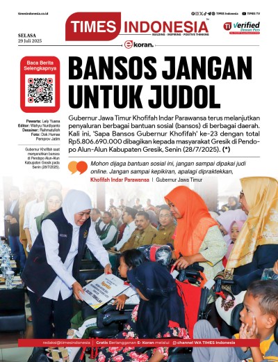 Edisi Selasa, 29 Juli 2025: E-Koran, Bacaan Positif Masyarakat 5.0