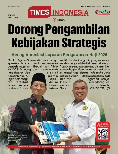 Edisi Selasa, 29 Juli 2025: E-Koran, Bacaan Positif Masyarakat 5.0