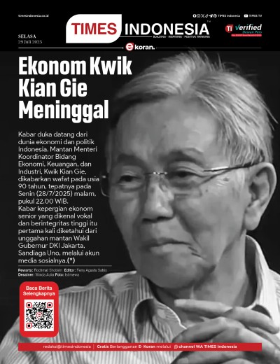 Edisi Selasa, 29 Juli 2025: E-Koran, Bacaan Positif Masyarakat 5.0