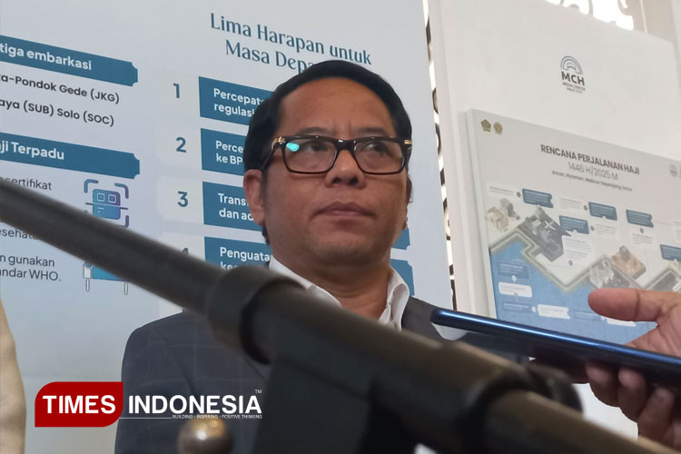 Sekretaris Jenderal Kementerian Agama (Kemenag), Kamaruddin Amin. (FOTO: Moh Ramli/TIMES Indonesia)