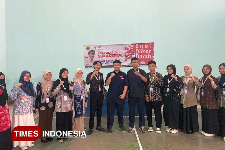 Donor Darah di Desa Sukakerta Cianjur, Setetes Darah Selamatkan Semua Jiwa