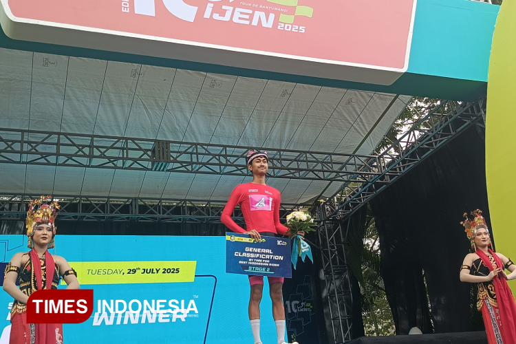 Pembalap 20 Tahun Raih Best Indonesian Rider di Etape 2 Tour de Banyuwangi Ijen 2025