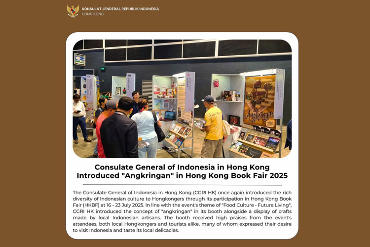 Angkringan di Jantung Hong Kong, Sensasi Rasa dan Asa Indonesia Menggema di Pameran Book Fair
