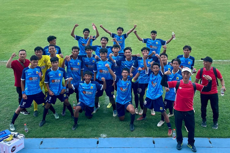 Persema U-17 lolos ke babak 8 besar Piala Soeratin 2025 Jawa Timur. Di babak 8 besar, Persema akan menghadapi Persebaya U-17 di Stadion Brantas Kota Batu, Jumat (1/8/2025). (foto: dok Persema U-17)