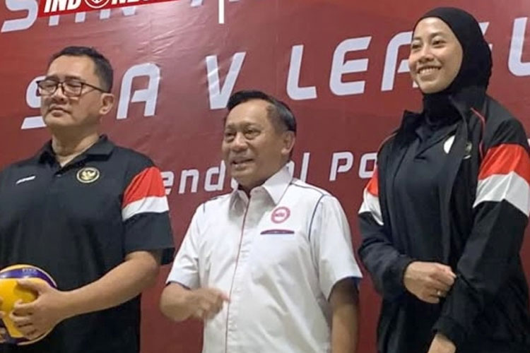 PBVSI menunjuk Megawati Hangestri sebagai kapten tim dan Octavian sebagai pelatih timnas voli putri Indonesia di ajang SEA V League 2025. (Foto: PBVSI)