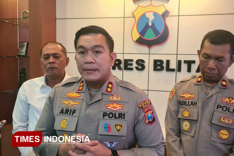 Kapolres Blitar AKBP Arif Fazlurrahman, Selasa ( 29/7/2025). (FOTO: Erliana Riady/TIMES Indonesia)