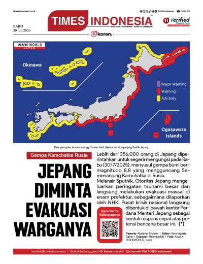 Edisi Rabu, 30 Juli 2025: E-Koran, Bacaan Positif Masyarakat 5.0
