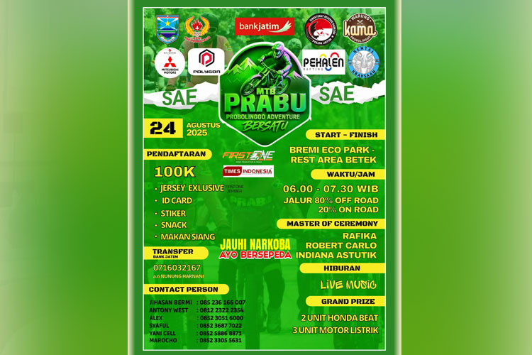 MTB PRABU 2025 Siap Guncang Probolinggo: Jelajahi Jalur Menantang, Raih Hadiah Spektakuler!