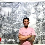 Heri Catur Prasetya Gelar Pameran Seni dengan Konsep Open Studio