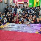 Hari Anak Nasional, Jurnalis Grahadi Bersama BPBD Jatim Baksos ke Yayasan Panti Asuhan Tahfidz