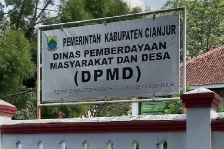 Kantor Dinas Pemberdayaan Masyarakat dan Desa Cianjur. (FOTO: Kunir for TIMES Indonesia)