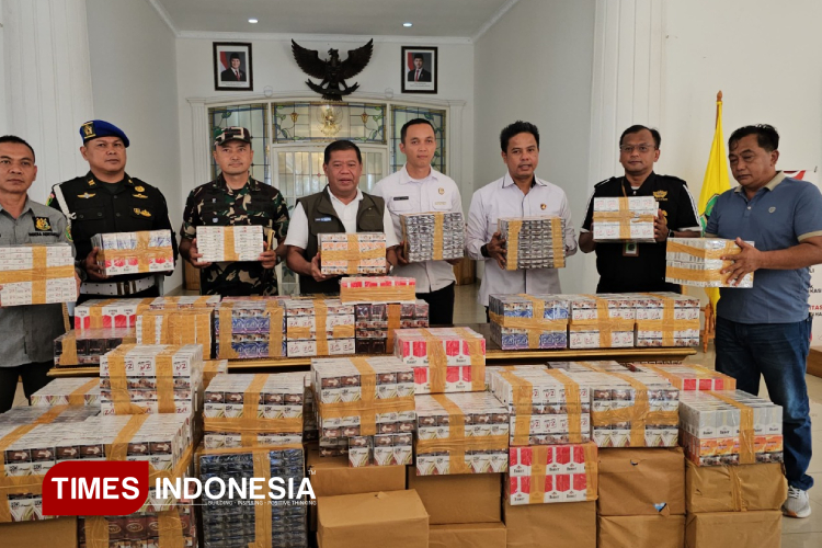 Operasi Gabungan Majalengka Gagalkan Peredaran Rokok Ilegal Rp150 Juta