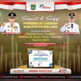 Komitmen Pembangunan di Desa, Pemkab Malang Peroleh Penghargaan Penyaluran Dana Desa Tercepat 2025