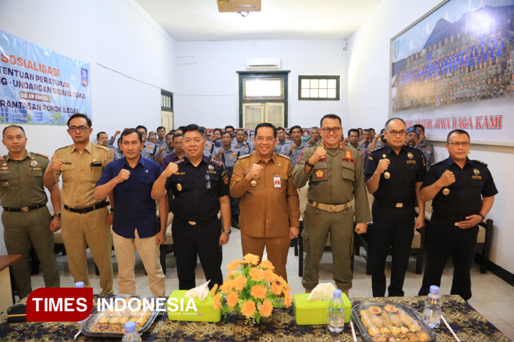 Sikat Rokok Ilegal, Pemkot Probolinggo Libatkan Linmas sebagai Garda Terdepan