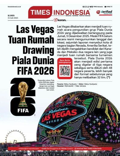 Edisi Kamis, 31 Juli 2025: E-Koran, Bacaan Positif Masyarakat 5.0