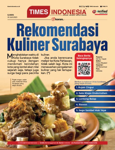 Edisi Kamis, 31 Juli 2025: E-Koran, Bacaan Positif Masyarakat 5.0